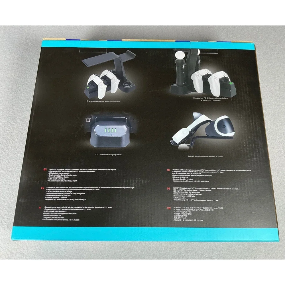 Skywin‎ PSVR Charging Station PS5 Controller Stand Dock All in One NEW